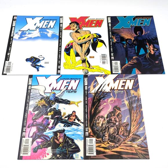 Uncanny X-Men Run 407-415 Lot Marvel Comics 9 Issues 2002 VF NM Casey Austen - Picture 2 of 3